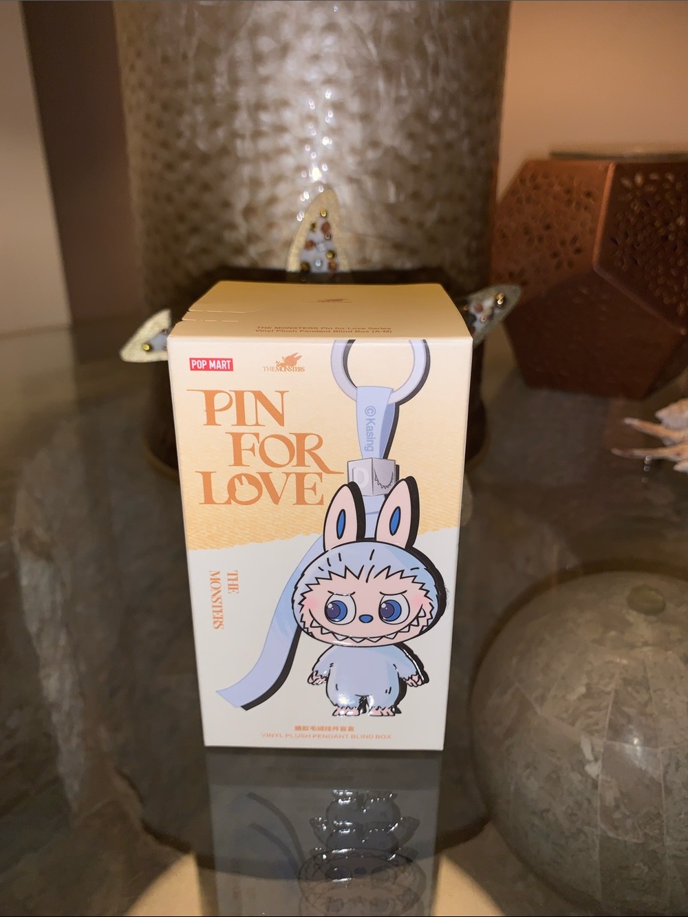 POP MART Pin For Love Vinyl Plush Pendant Keychain (A-M) BlindBox